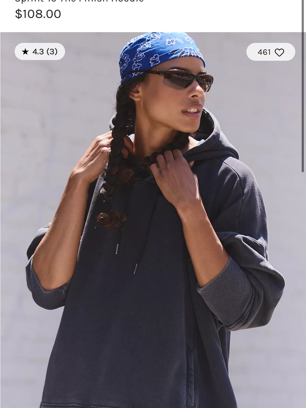 Sprint to the Finish Free People Hoodie